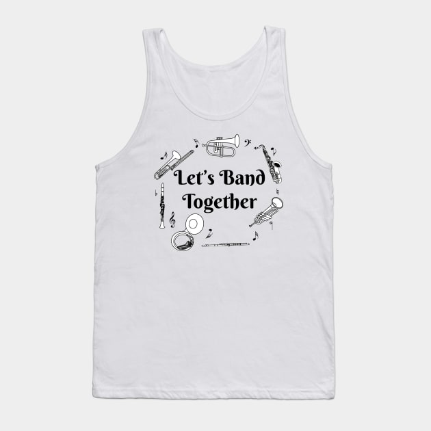 Band Together Tank Top by Barthol Graphics